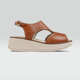 Donna - Sandalia De Piel Genuina Ultra Confort